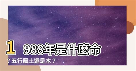 1988屬|【1988 什麼龍】1988 年五行屬什麼龍？你的命運、姻緣等你來解。